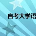 自考大学语文有作文吗（自考大学语文）