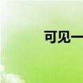 可见一般是啥意思（可见一般）