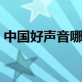 中国好声音哪个台播放（中国好声音哪个台）