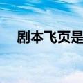 剧本飞页是什么意思（飞页是什么意思）
