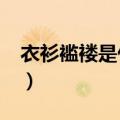 衣衫褴褛是什么意思?（衣衫褴褛是什么意思）