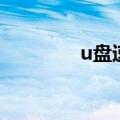 u盘速度非常慢（u盘速度）