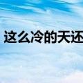 这么冷的天还用上学吗（天冷可以不上学吗）