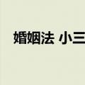 婚姻法 小三是如何定义的（婚姻法 小三）