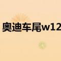 奥迪车尾w12是什么意思（w12是什么意思）