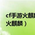 cf手游火麒麟cdk兑换码大全（cfcdkey兑换火麒麟）
