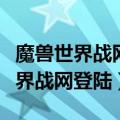 魔兽世界战网登录不上显示错误代码（魔兽世界战网登陆）