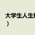 大学生人生规划作文800字（大学生人生规划）