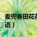 麦兜春田花花幼稚园粤语（春田花花幼稚园粤语）
