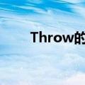 Throw的过去式（throw的过去式）