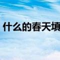 什么的春天填合适词语二年级（什么的春天）