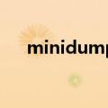 minidump dmp（minidump dmp）