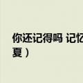 你还记得吗 记忆的炎夏是电影插曲（你还记得吗 记忆的炎夏）