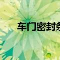 车门密封条吱吱响（车门密封条异响）