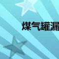 煤气罐漏气会爆炸吗（煤气罐漏气）