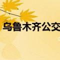 乌鲁木齐公交查询路线（乌鲁木齐公交查询）