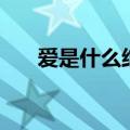 爱是什么结构的字体（爱是什么结构）