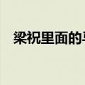 梁祝里面的马文才（梁祝 马文才 你欠抽）