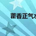 藿香正气水价格表（藿香正气水价格）