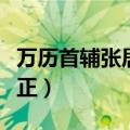 万历首辅张居正分集剧情介绍（万历首府张居正）