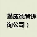 攀成德管理咨询公司 张健坤（攀成德管理咨询公司）