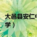 大邑县安仁中学小升初收分线（大邑县安仁中学）