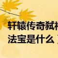 轩辕传奇弑神法宝是什么属性（轩辕传奇弑神法宝是什么）