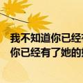 我不知道你已经有了她的好是什么电视剧主题曲（我不知道你已经有了她的好）