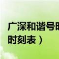 广深和谐号时刻表查询方式（广深和谐号列车时刻表）