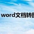 word文档转图片工具（图像word转换工具）