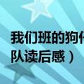我们班的狗仔队读后感一年级（我们班的狗仔队读后感）