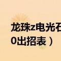龙珠z电光石火3出招表（龙珠z电光火石2010出招表）