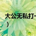 大公无私打一生肖业百科（大公无私打一生肖）