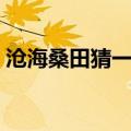 沧海桑田猜一生肖动物（沧海桑田猜一生肖）