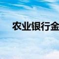 农业银行金穗一卡通（农行金穗校园卡）