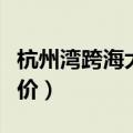 杭州湾跨海大桥建设成本（杭州湾跨海大桥造价）