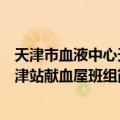 天津市血液中心天津站献血屋班组（关于天津市血液中心天津站献血屋班组简介）