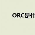 ORC是什么意思?（orc是什么意思）
