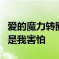 爱的魔力转圈圈想你想到心花怒放黑夜白天可是我害怕