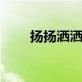 扬扬洒洒的区别（扬扬洒洒的意思）