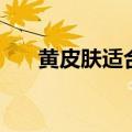 黄皮肤适合什么腮红颜色（腮红颜色）