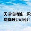 天津惟精惟一环境咨询有限公司（关于天津惟精惟一环境咨询有限公司简介）