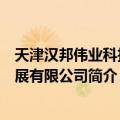 天津汉邦伟业科技发展有限公司（关于天津汉邦伟业科技发展有限公司简介）