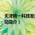天津精一科技发展有限公司（关于天津精一科技发展有限公司简介）