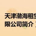 天津渤海租赁有限公司（关于天津渤海租赁有限公司简介）
