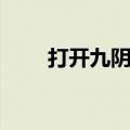 打开九阴真经（九阴真经怎么安装）