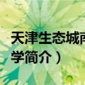 天津生态城南开小学（关于天津生态城南开小学简介）