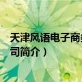 天津风语电子商务有限公司（关于天津风语电子商务有限公司简介）