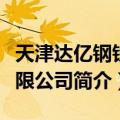 天津达亿钢铁有限公司（关于天津达亿钢铁有限公司简介）