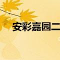 安彩嘉园二期属于哪个社区（安彩嘉园）